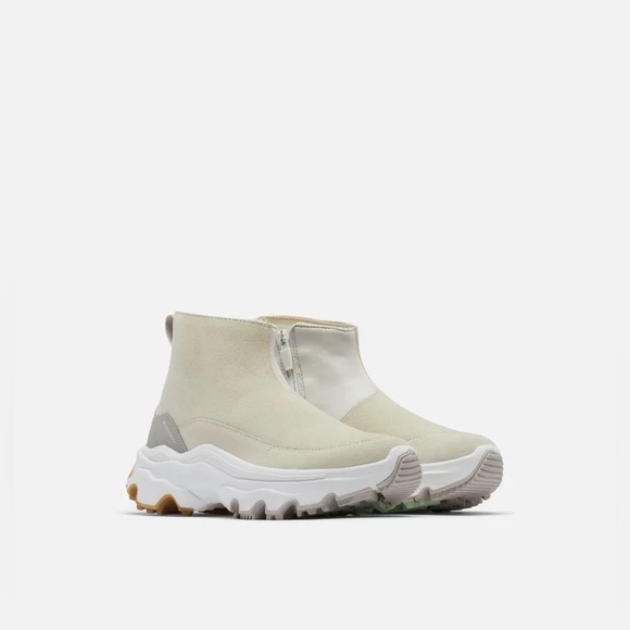 Sorel Women's Kinetic Breakthru Acadia Waterproof Boot ✨ Chalk + Sea Salt Size 8 - Picture 5 of 10